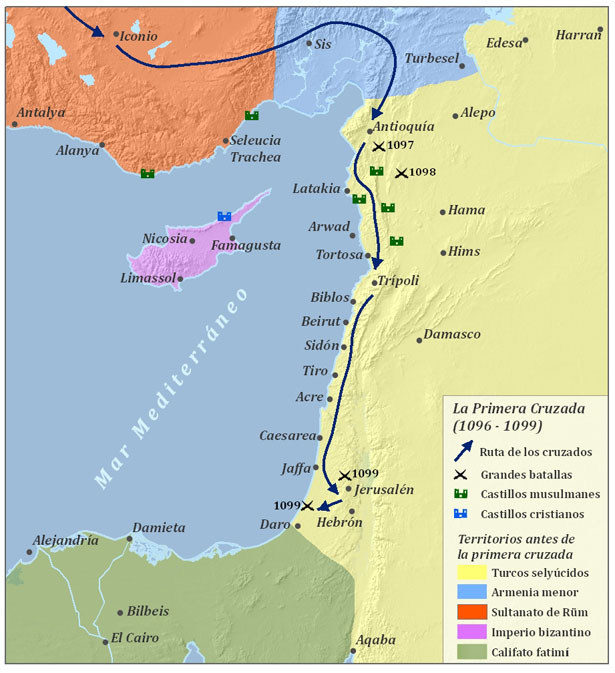 Las Cruzadas en Tierra Santa