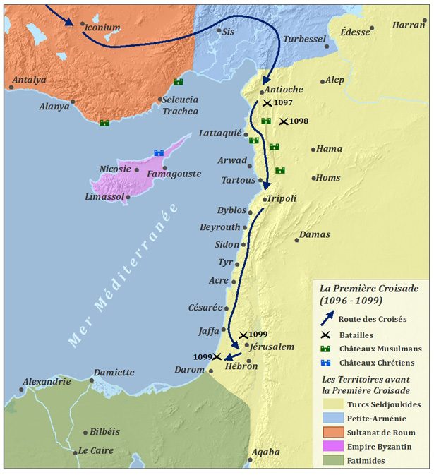 Les Croisades en Terre Sainte