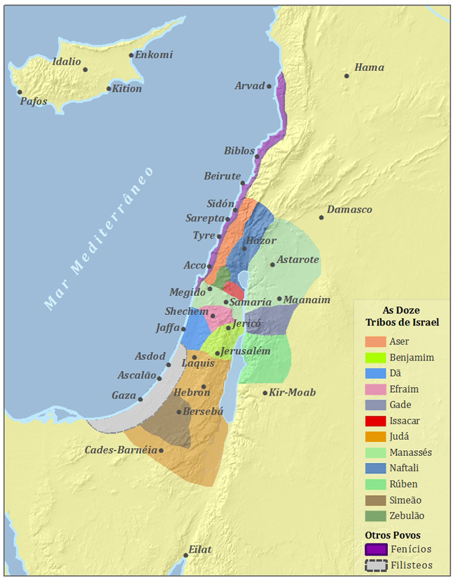 O Antigo Israel e Fenícia