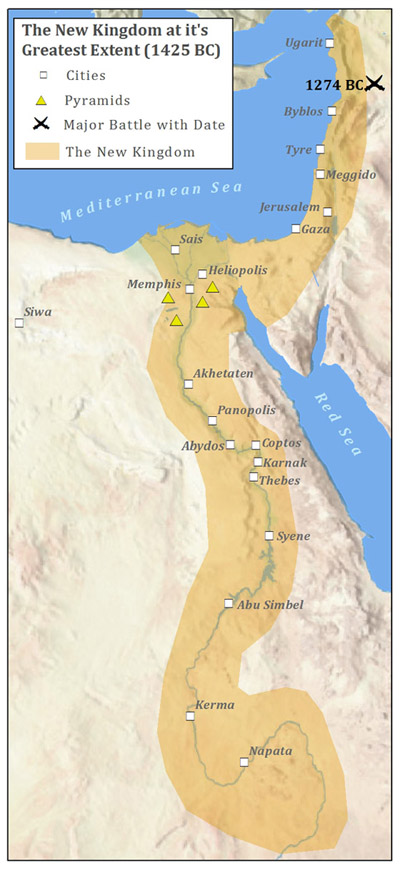 Ancient Egypt Map