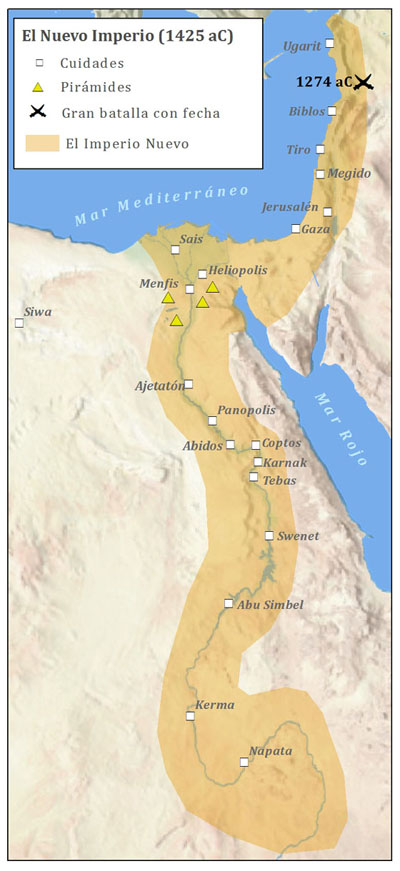 Antiguo Egipto mapa