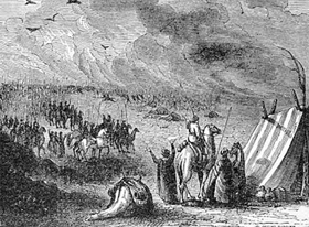 The army of Cambyses II disappears into the desert The army of Cambyses II disappears into the desert