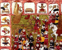 Destruction of the 360 Pagan idols at the Kaaba (630 AD) Destruction of the 360 Pagan idols at the Kaaba (630 AD)